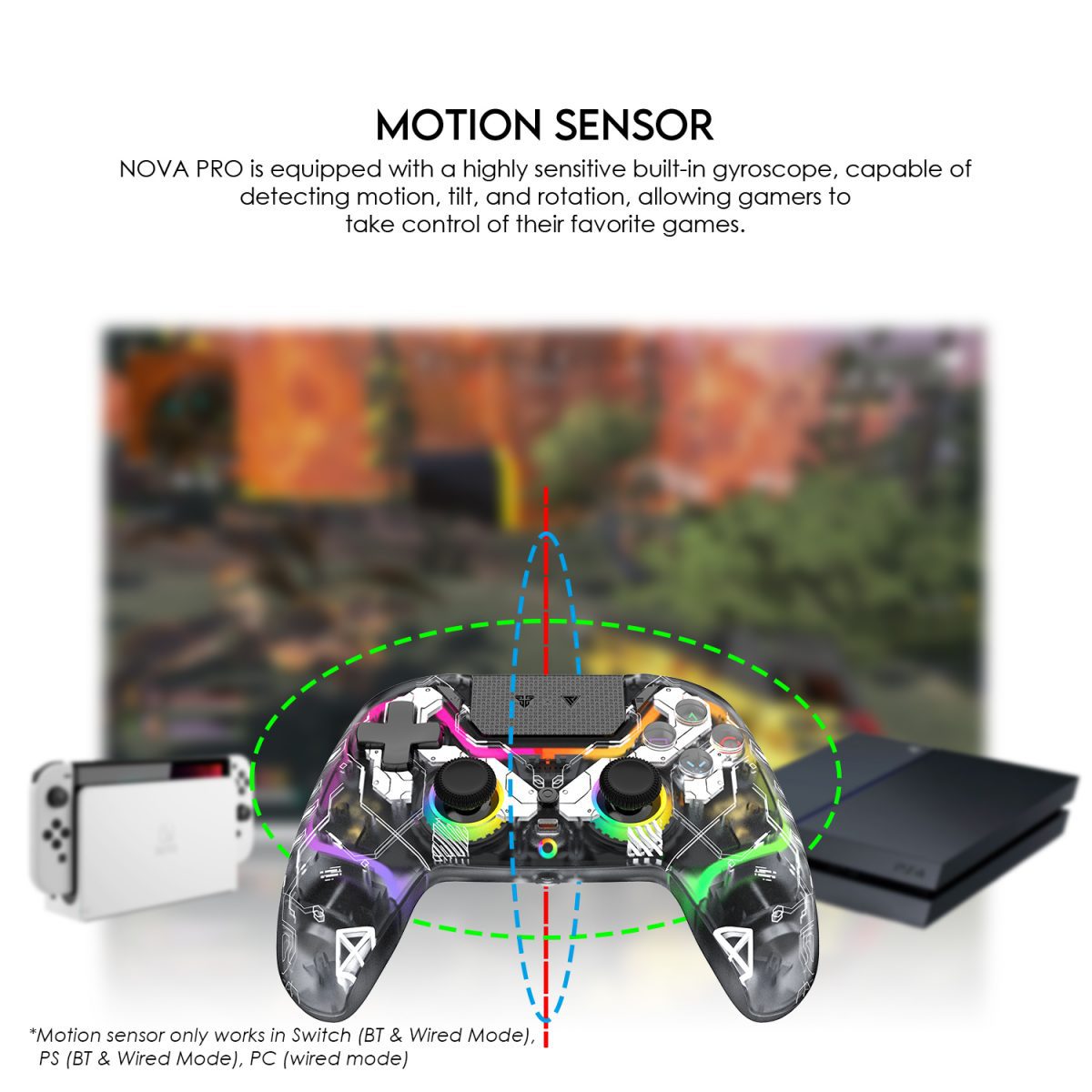 Fantech Nova Pro WGP14 v2 Wireless Hall Effect  for PS4 PC Android - Image 3