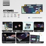 MK875 V2 ATOM 81 MIZU EDITION MECHANICAL KEYBOARD - Image 5