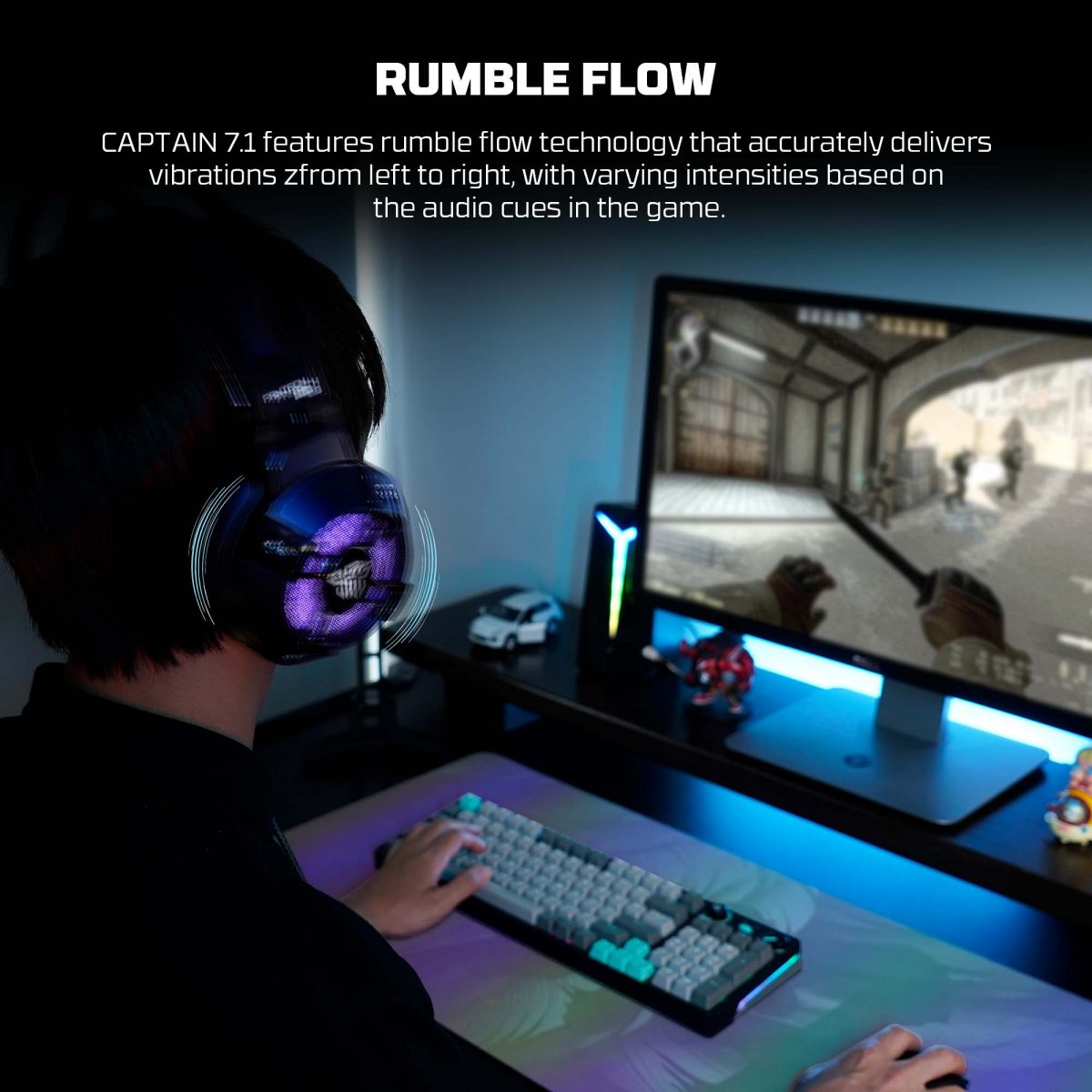 Fantech HG11 Pro Captain 7.1 RGB Gaming Headset - Image 3