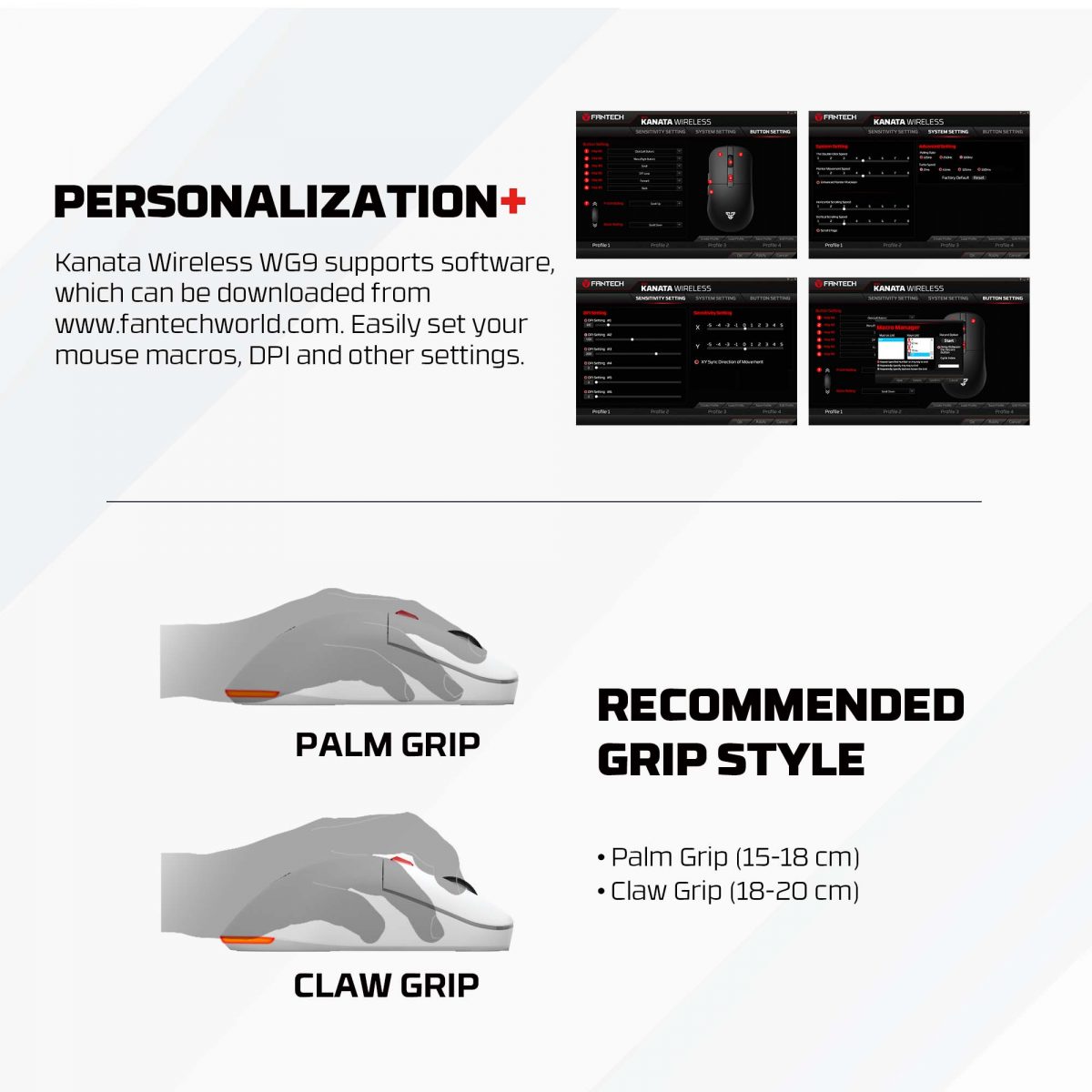 WG9 Kanata Wireless Gaming Mouse - Image 2