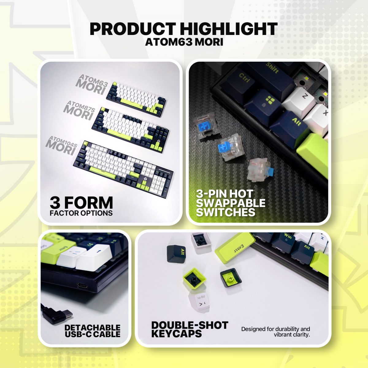 Fantech Atom 63 MK874V2 Mori Edition - Image 6