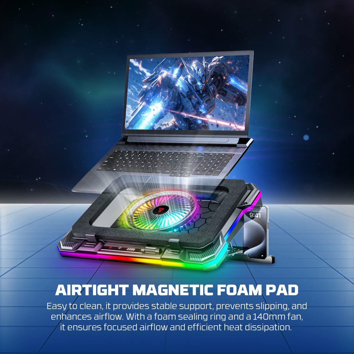 Fantech NC22 Laptop Cooler - Image 3