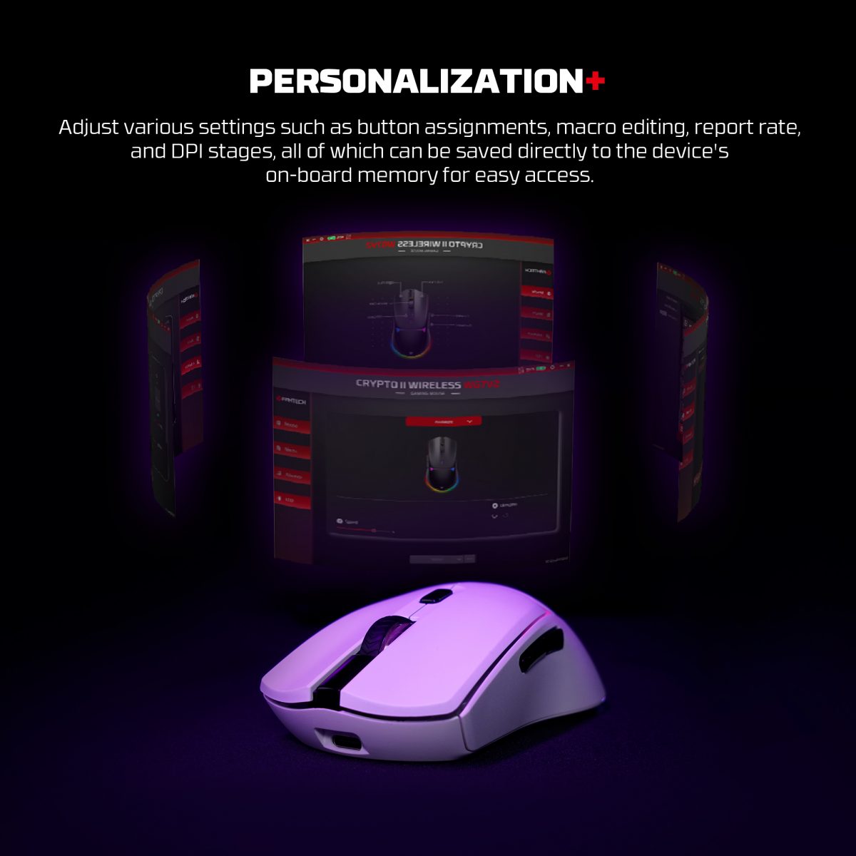 Fantech WG7V2 Crypto II Wireless Gaming Mouse - Image 5