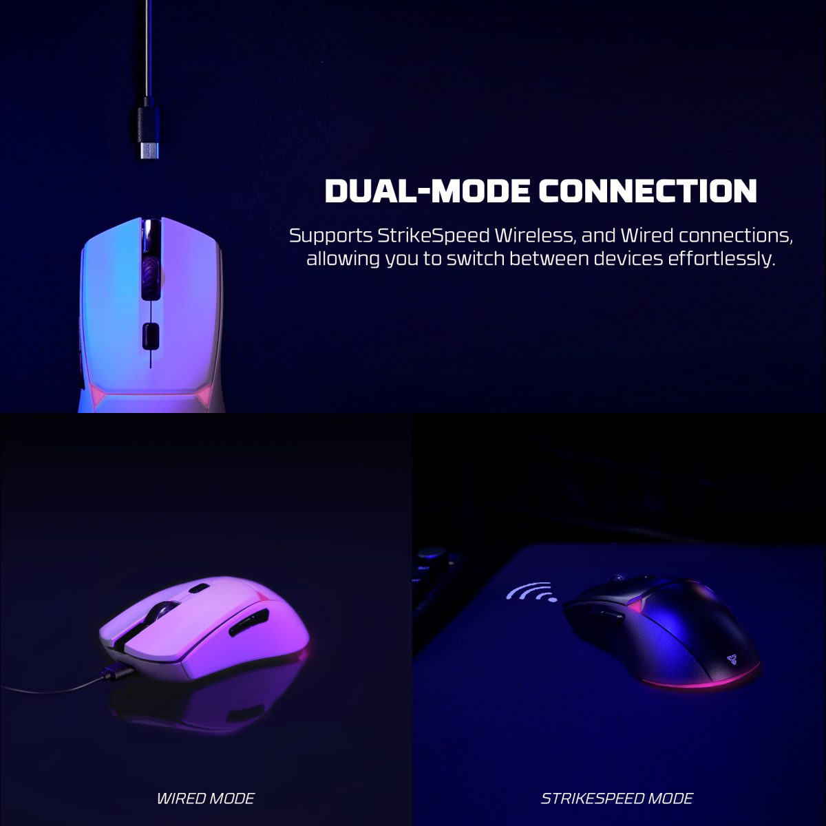 Fantech WG7V2 Crypto II Wireless Gaming Mouse - Image 2