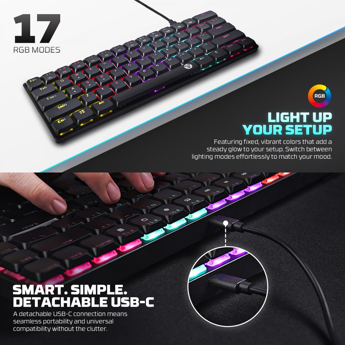 Atom MK311 Air61 Low Profiel Mechanical keyboard - Image 7