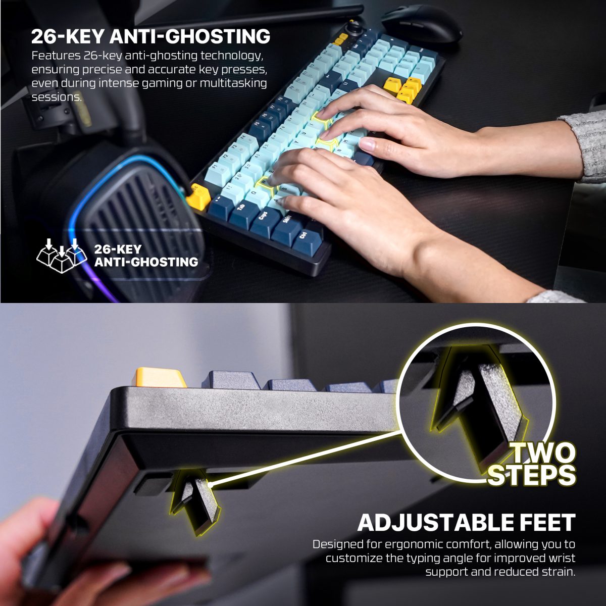 Fantech Atom107S MK893S Mechanical Keyboard - Image 4