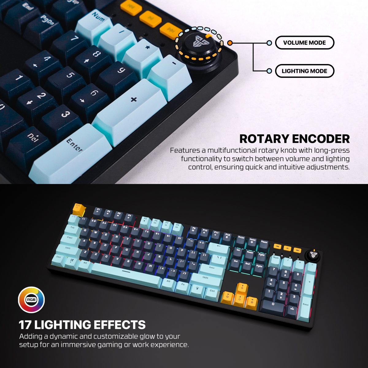 Fantech Atom107S MK893S Mechanical Keyboard - Image 9