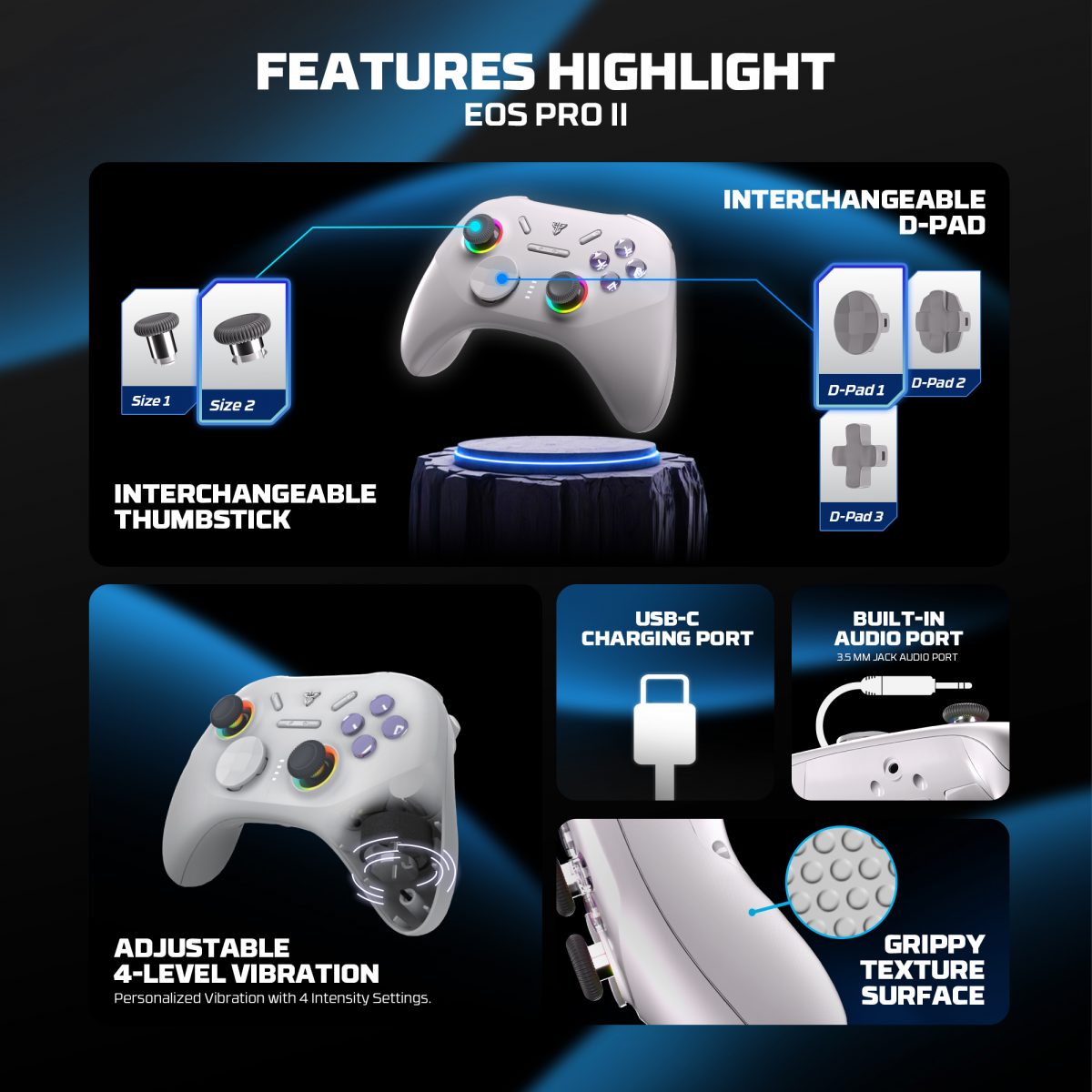 Fantech WGP15 V2 EOS PRO II Gamepad Multi Platform Wireless - Image 3
