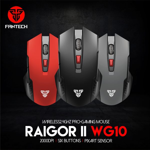 WG10 Raigor II Wireless 2.4Ghz Gaming Mouse