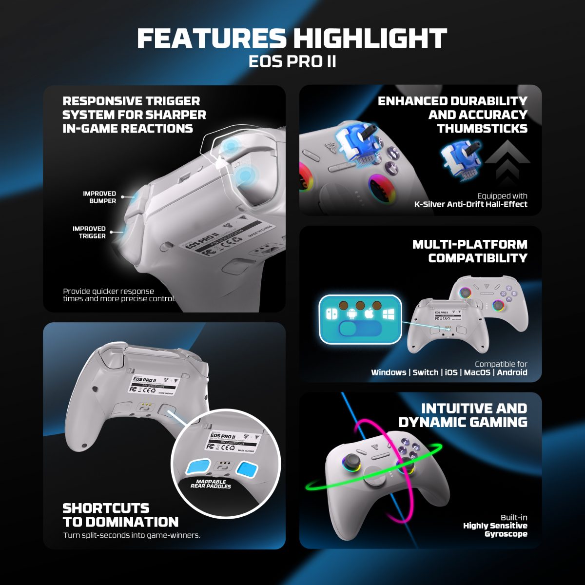 Fantech WGP15 V2 EOS PRO II Gamepad Multi Platform Wireless - Image 6