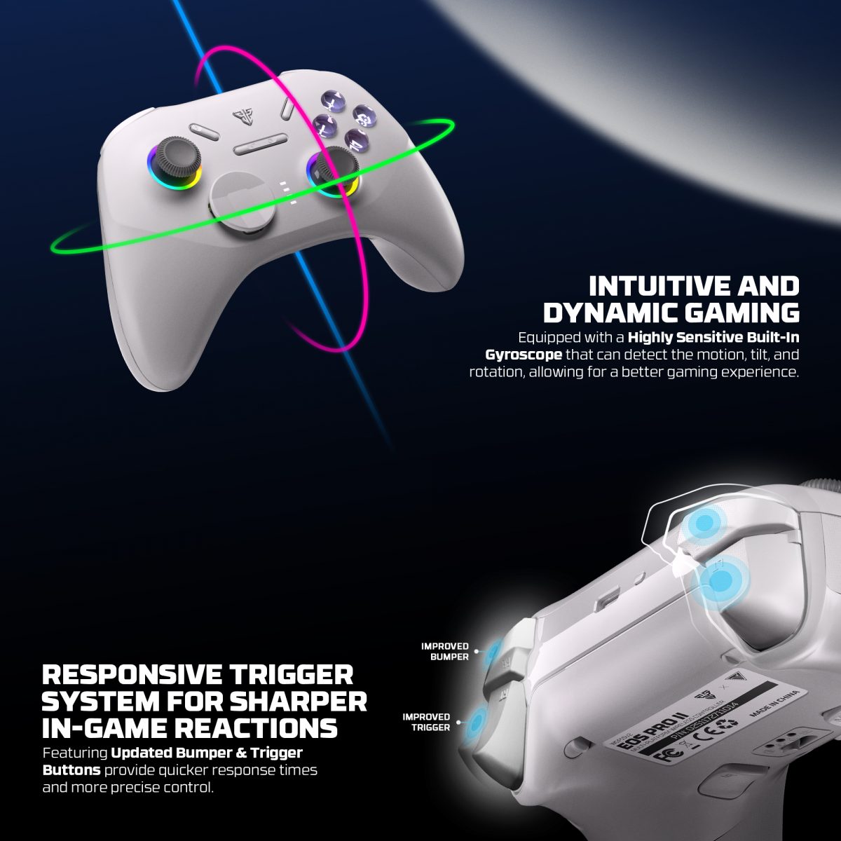 Fantech WGP15 V2 EOS PRO II Gamepad Multi Platform Wireless - Image 8