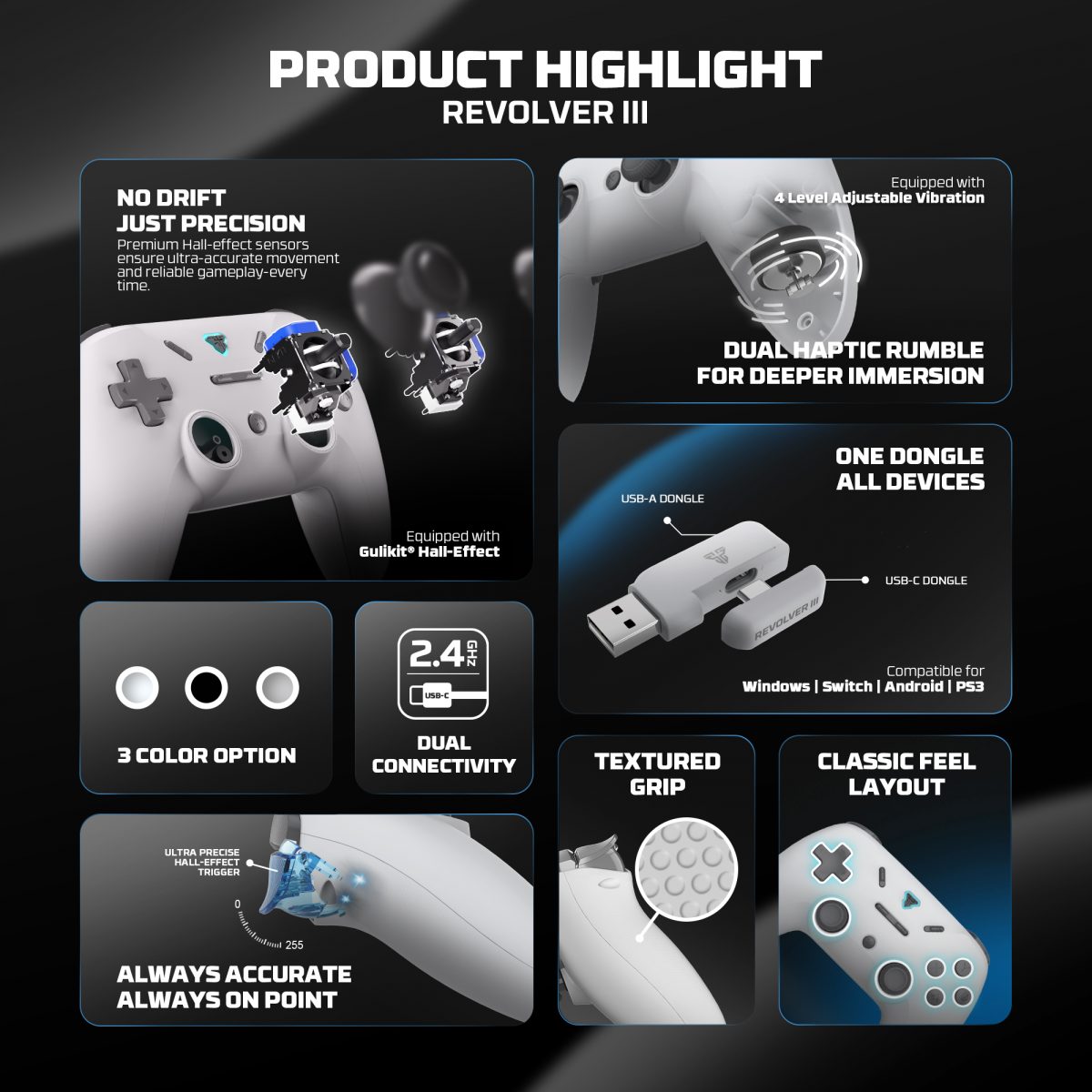 Fantech WGP12S Revolver III  Wireless Controller - Image 2