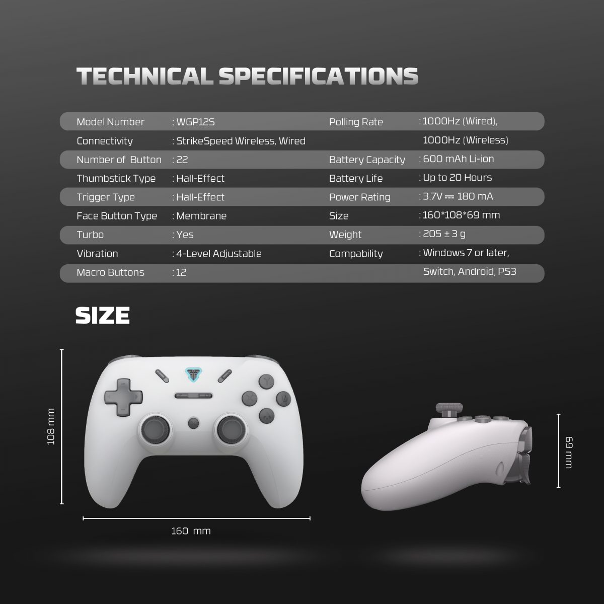 Fantech WGP12S Revolver III  Wireless Controller - Image 7
