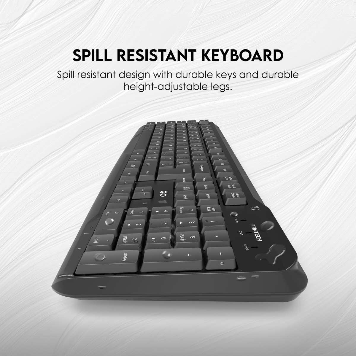 Fantech K211 104-Key Full-Size Wired Keyboard – Lightweight & Multi-OS Compatible - Image 5