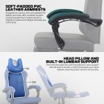 Fantech GC193 Gaming Chair With Adjustable Legrest - Image 6
