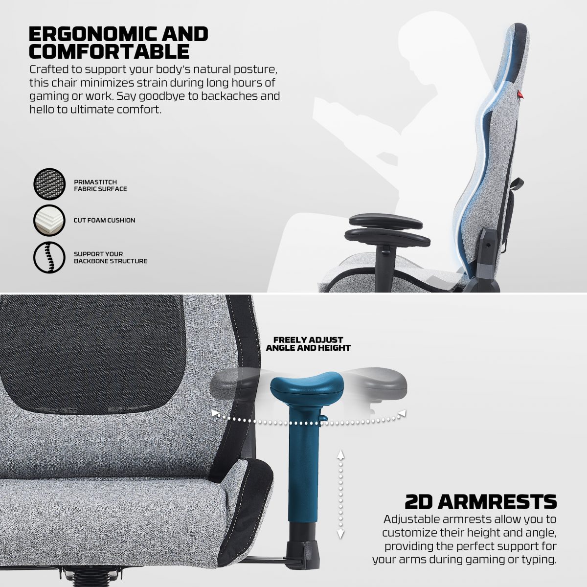 Fantech GC195 Gaming Chair - Image 3