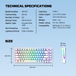 Fantech Atom X83 AME Edition (MK612) Mechanical Keyboard - Image 12