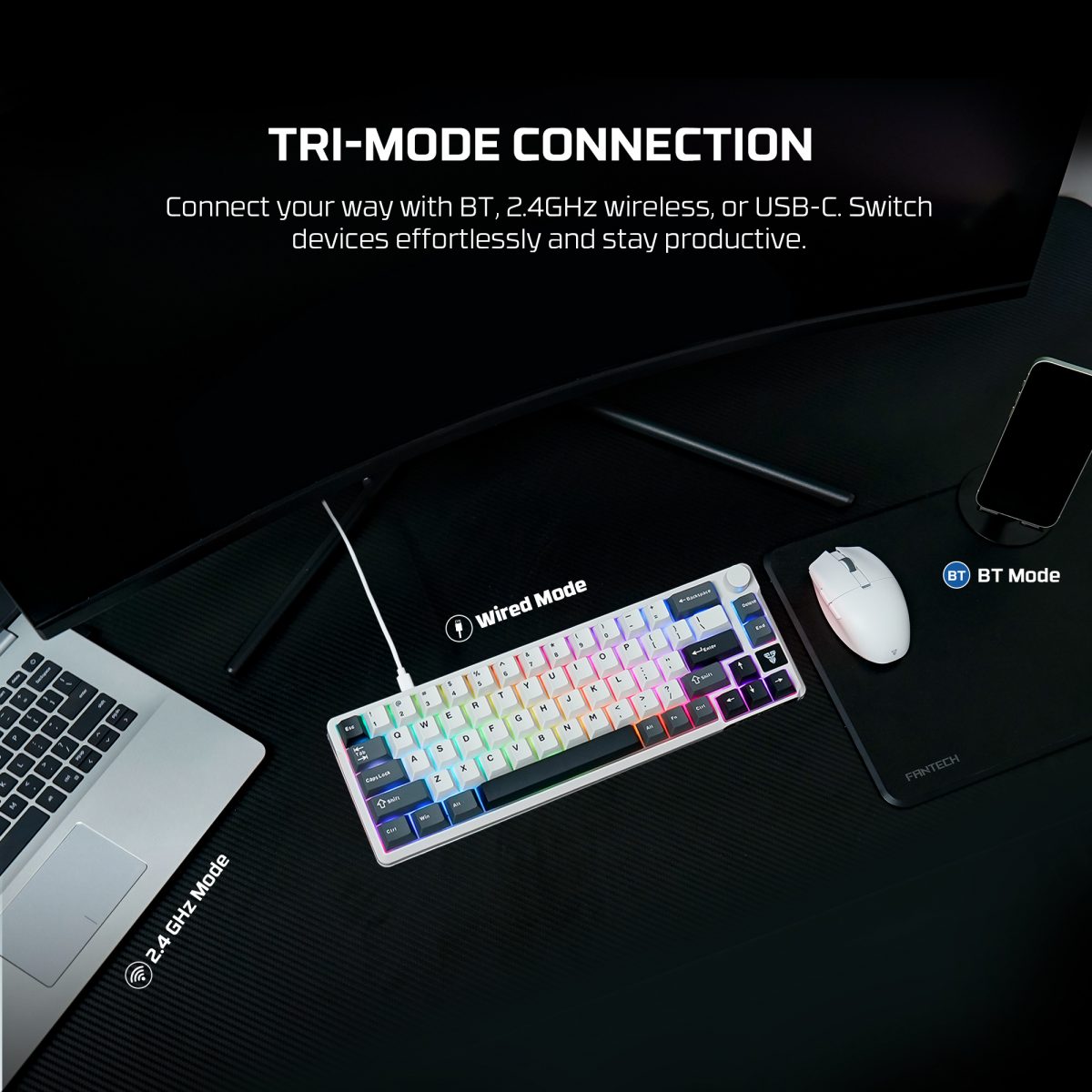 Fantech ATOM PRO66 MK919 Mechanical Gaming Keyboard - Image 9