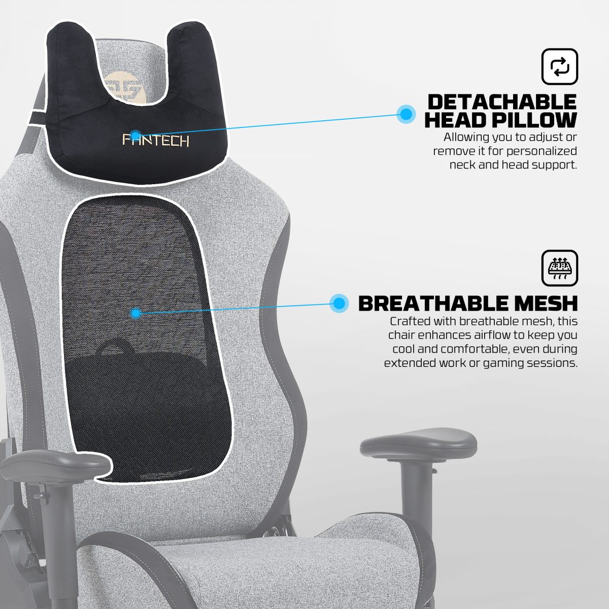 Fantech GC195 Gaming Chair - Image 5