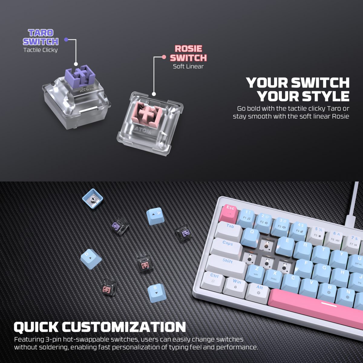 Fantech MK611 Atom X63 Ame Edition - Image 7