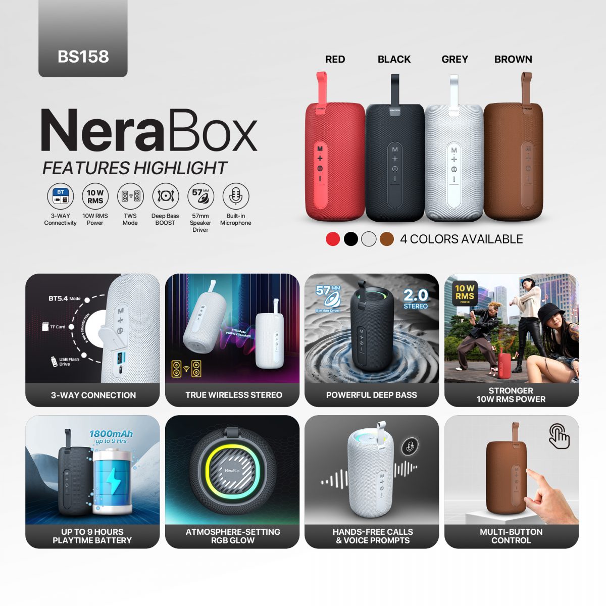 Fantech BS158 NeraBox Speaker - Image 8