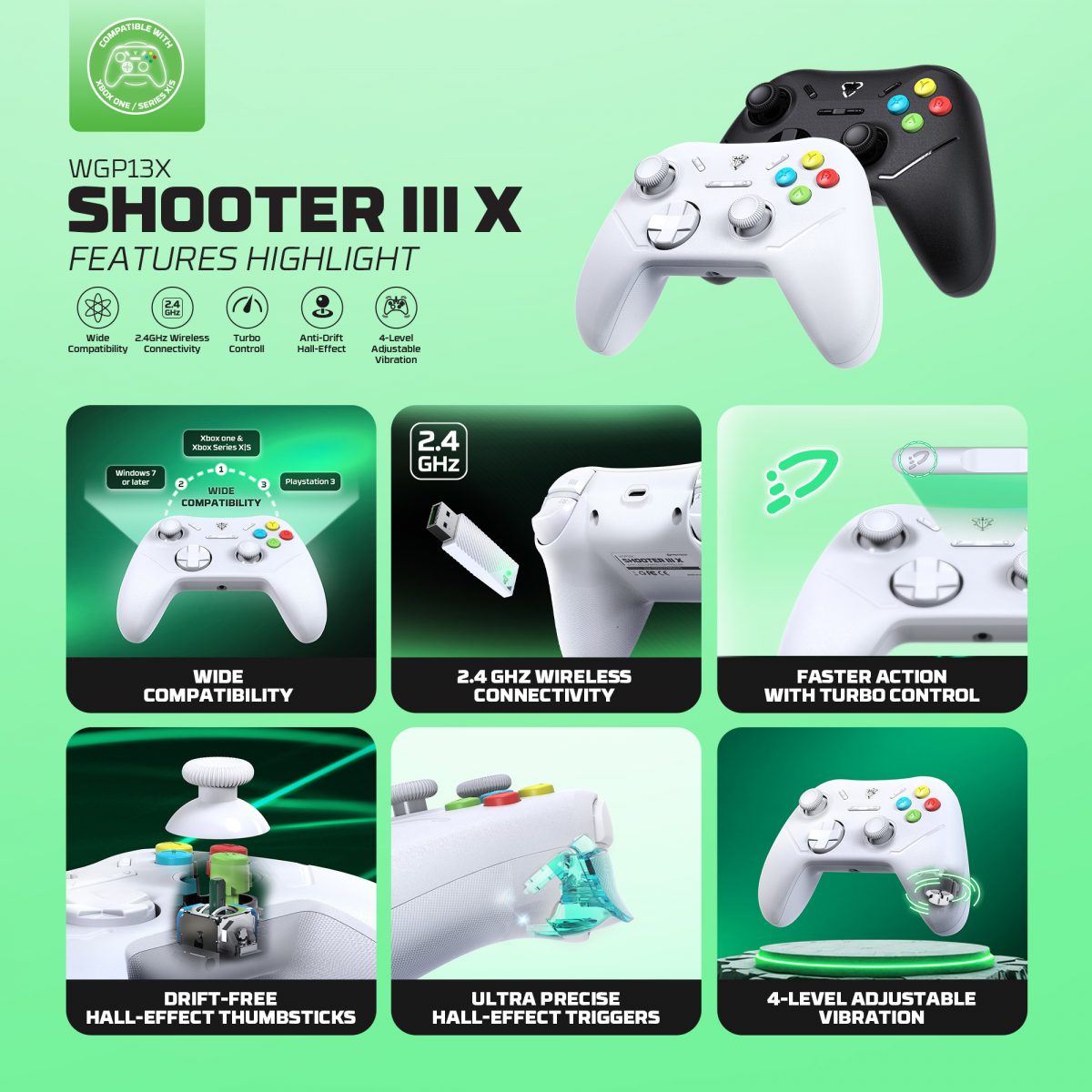 WGP13X Shooter III X Wireless Gaming Controller - Image 6