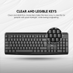 Fantech K211 104-Key Full-Size Wired Keyboard – Lightweight & Multi-OS Compatible - Image 4