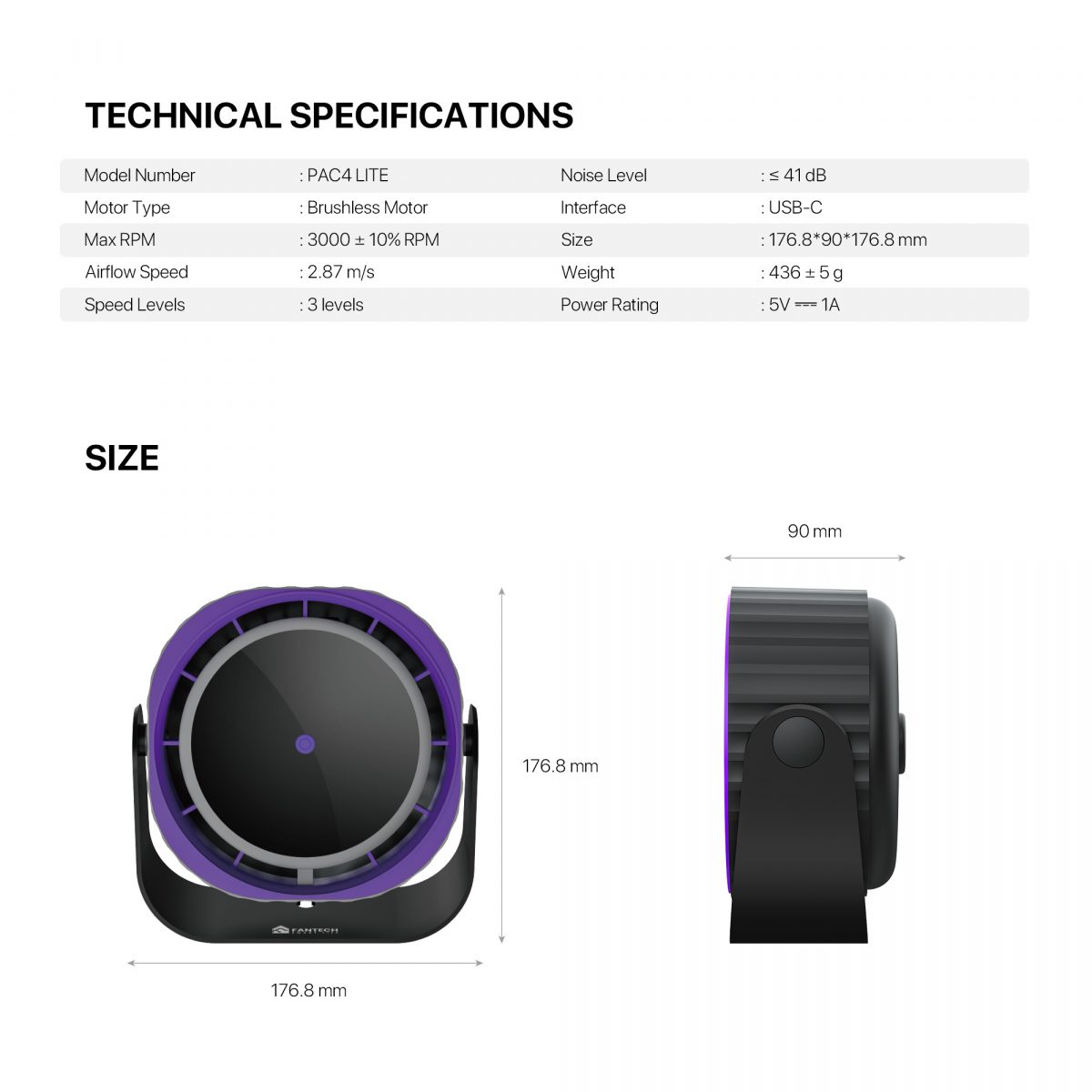 Fantech PAC4 Lite Air Cooler - Image 10
