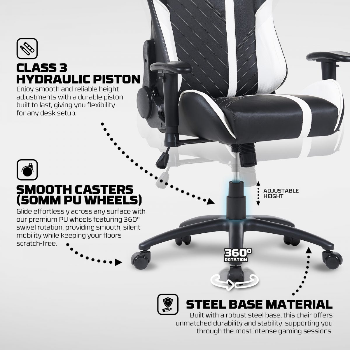 Fantech GC194 Gaming Chair - Image 5