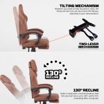 Fantech GC193 Gaming Chair With Adjustable Legrest - Image 4