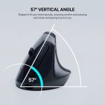 Fantech W195 GO Comfy Mouse Vertical Ergonomic Design Wireless & Bluetooth Connection Compact Mouse - Image 3
