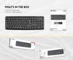 Fantech K211 104-Key Full-Size Wired Keyboard – Lightweight & Multi-OS Compatible - Image 2
