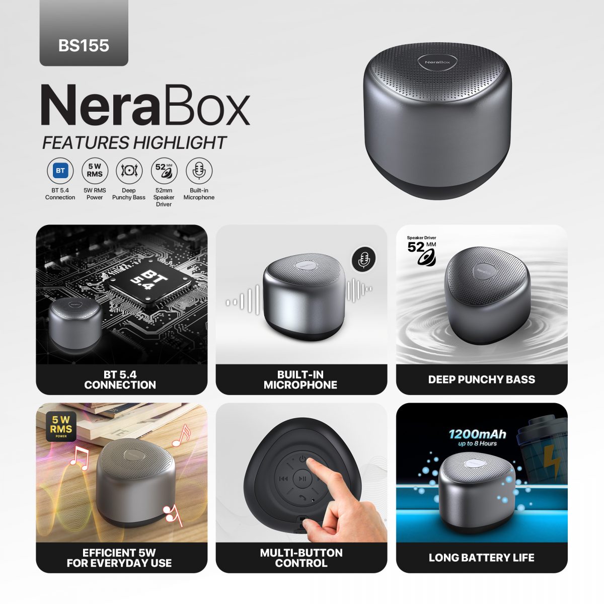 Fantech BS155 NeraBox Speaker - Image 5