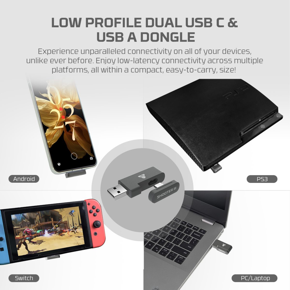 WGP13S (SUPER MAXFIT) Fantech Multi Platform Gamepad Android PC PS Gamepad - Image 9