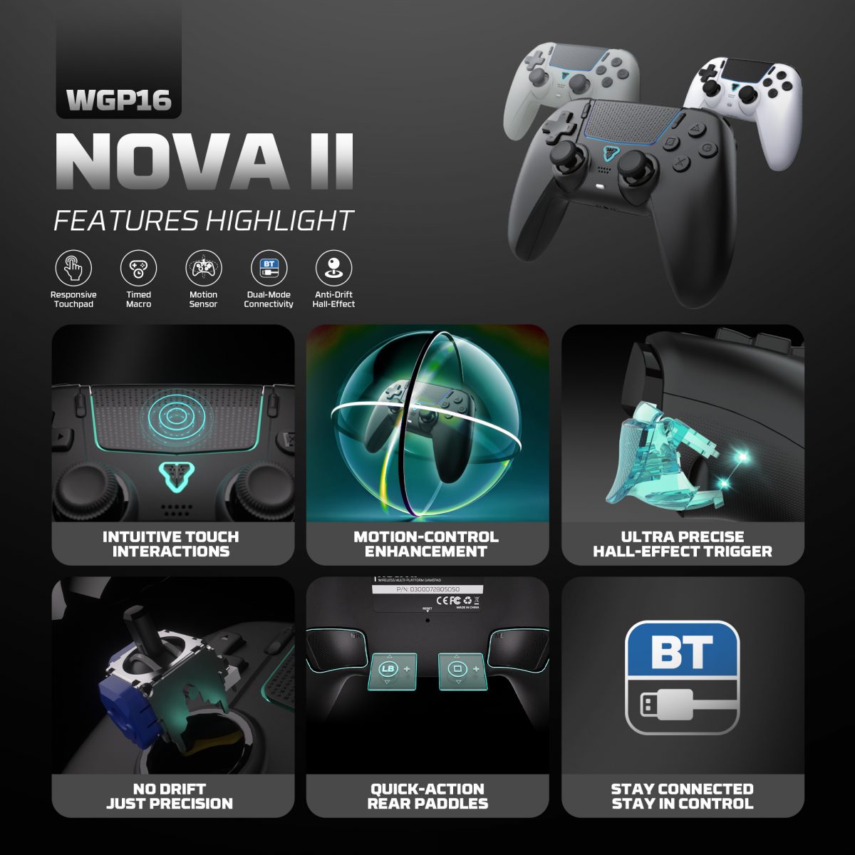 WGP16 Nova II Wireless Controller - Image 4