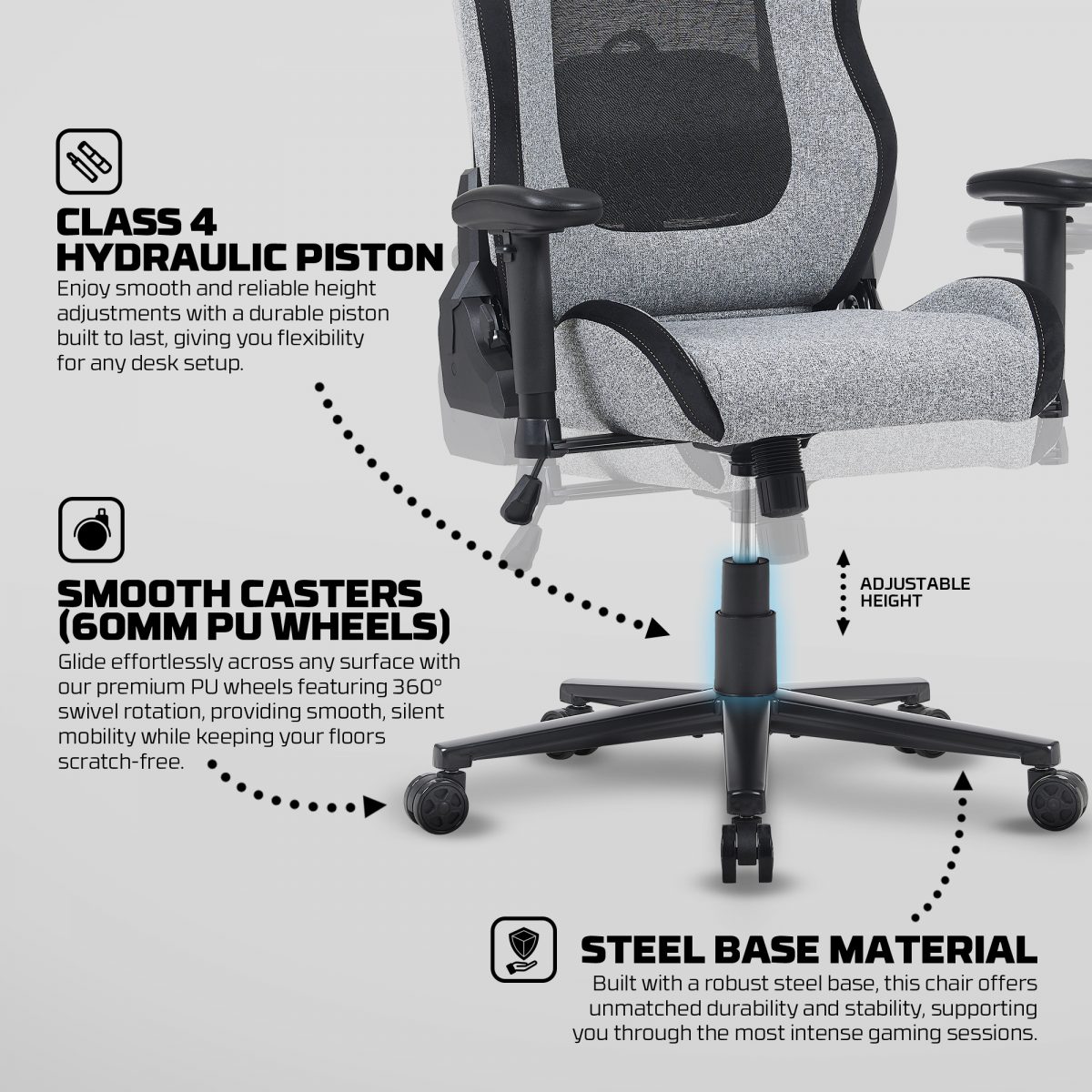 Fantech GC195 Gaming Chair - Image 9