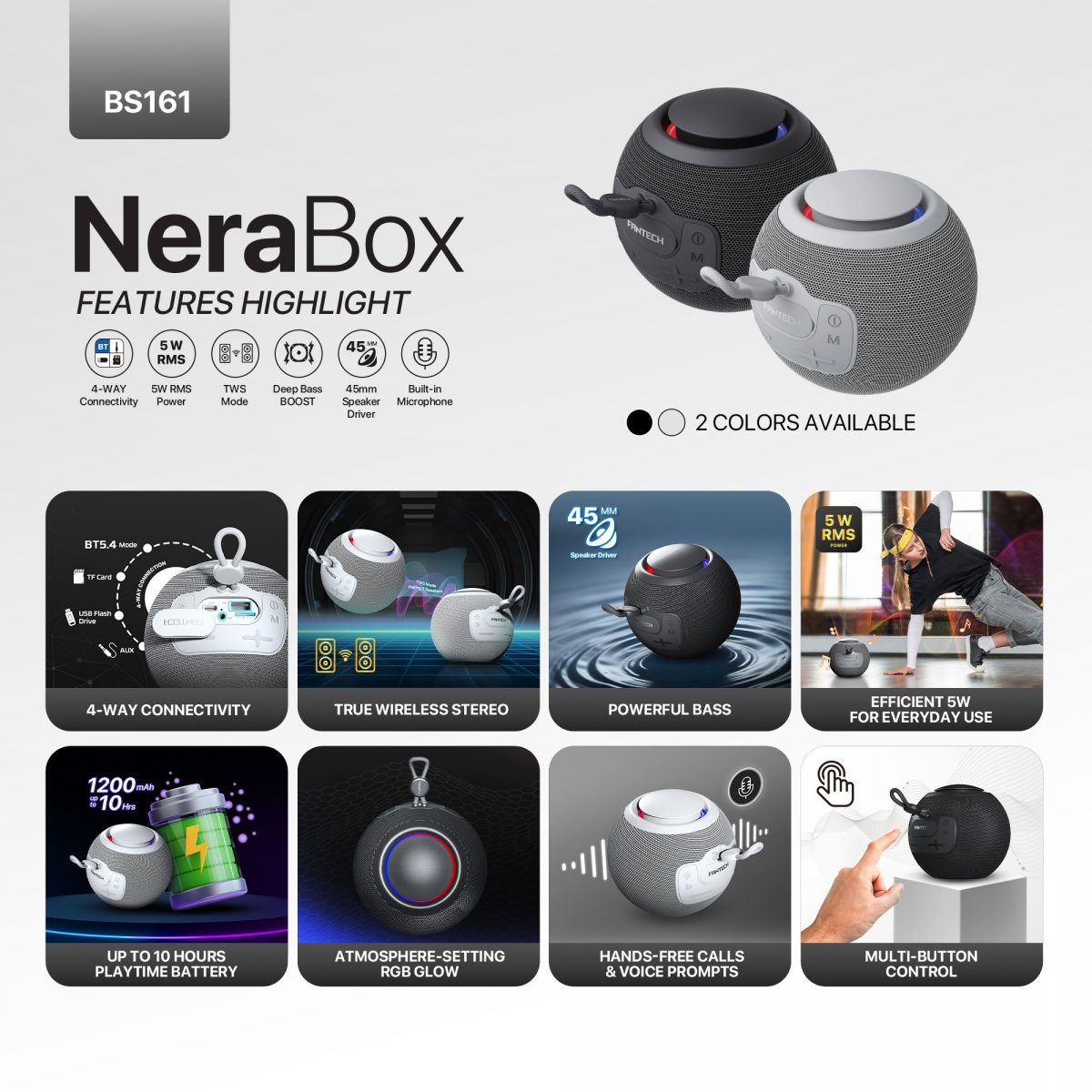 Fantech BS161 Speaker NeraBox - Image 2