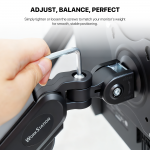 ProMount MBD1 Dual-Arm Monitor Stand Workstation - Image 9