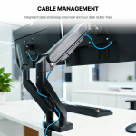 ProMount MBD1 Dual-Arm Monitor Stand Workstation - Image 10