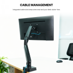 Pro Mount MBS1 Single Monitor Stand Workstation - Image 5