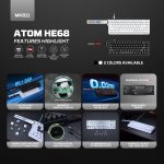 Atom HE68 Wired Magnetic Switch Keyboard - Image 4