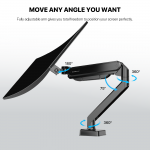 Pro Mount MBS1 Single Monitor Stand Workstation - Image 6