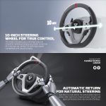 Fantech R1V2 Racing Steering Wheel Dual Motor Vibration PC Driving Wheel Set with Clutch and Shifter - Image 4