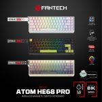 Fantech Atom HE68 Pro (Magnetic Keyboard) Wired and Wireless
