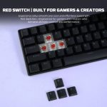 Atom61 Fantech Detachable Type-C Wired Low profile Mechanical Keyboard - Image 4