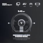 Fantech R2 Racing Steering Wheel Dual Motor Vibration PC Driving Wheel - Image 3