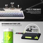 Fantech Atom HE68 Pro (Magnetic Keyboard) Wired and Wireless - Image 2